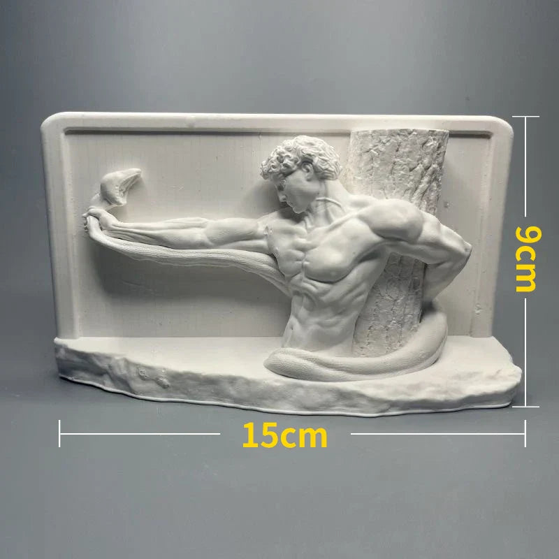 Nordic INS Stijl Karakter Gips Beeld DIY Geschilderde Schets Fotografie Props Tafel Decoraties Thuis Kunst Gips Decoratie