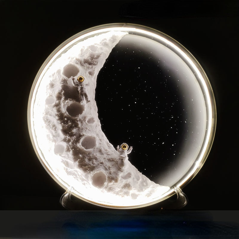 DIY Zwevende Maan Nacht Tafel Lamp