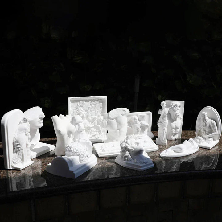 Nordic INS Stijl Karakter Gips Beeld DIY Geschilderde Schets Fotografie Props Tafel Decoraties Thuis Kunst Gips Decoratie