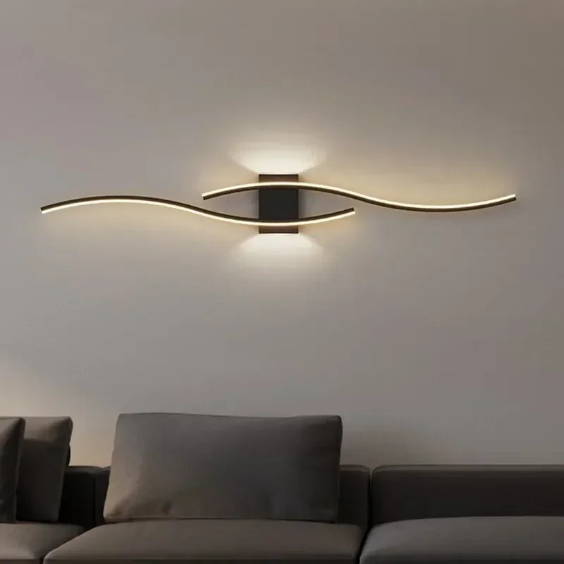 Moderne minimalistische LED strip wandlamp - dimbare wandverlichting voor woonkamer, slaapkamer, restaurant en badkamer