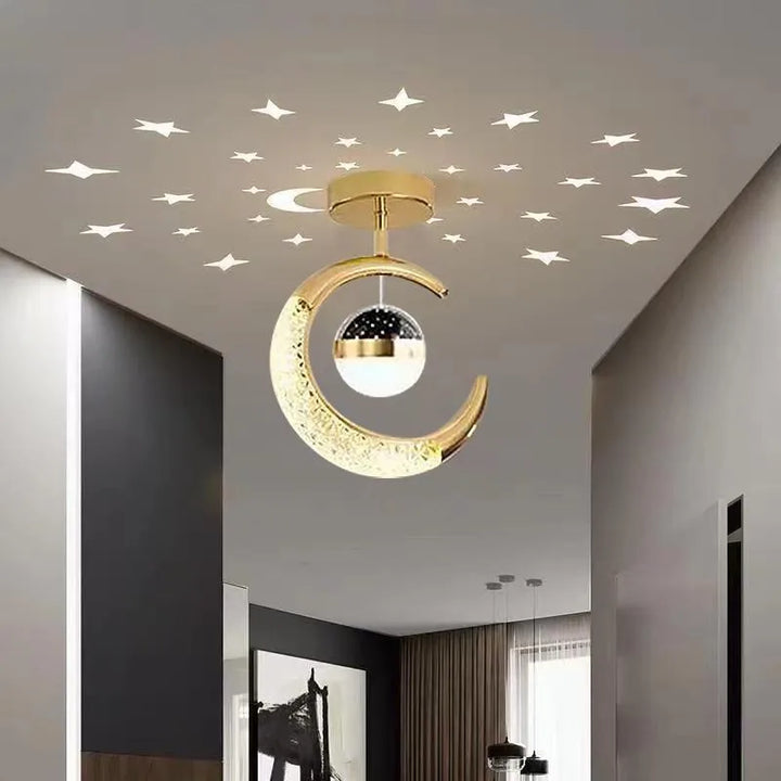 Woondecoratie gang plafondlamp - sterachtige sfeer LED hanglamp