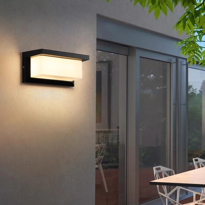Moderne LED-Wandlamp voor buiten met bewegingssensor - Waterdichte IP65-verandalampen voor balkon tuin