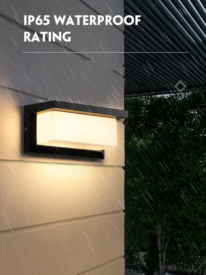 Moderne LED buitenwandlamp met bewegingssensor - Waterdichte veranda lamp, buitenverlichtingssysteem