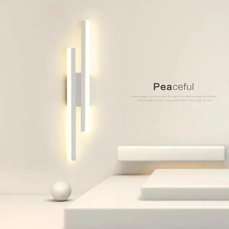 LED slaapkamer wandlamp wand acryl lampenkap binnenverlichting voor woonkamer gang lichtarmatuur 50 cm 16 W