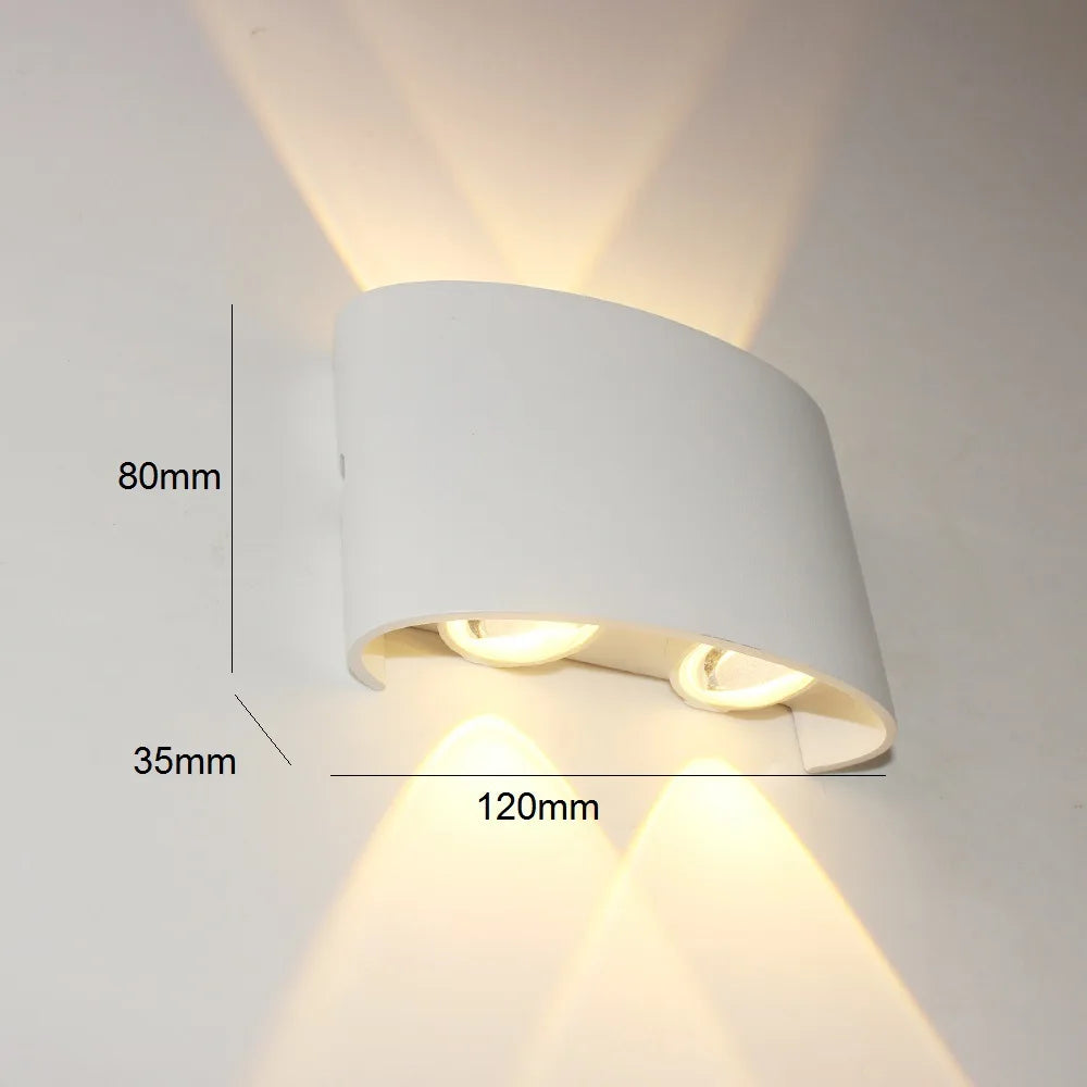 Lichaamsbewegingssensor Wandlamp Waterdicht Buiten LED Wandschakelaar Aan Af Verlichtende Lampen Tuin Binnenplaats Inductiegang Wandlamp