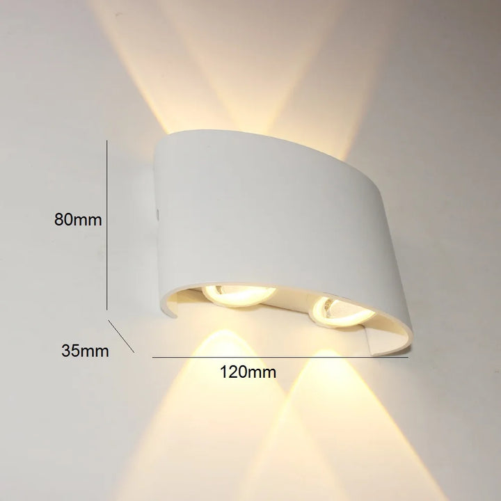 Lichaamsbewegingssensor Wandlamp Waterdicht Buiten LED Wandschakelaar Aan Af Verlichtende Lampen Tuin Binnenplaats Inductiegang Wandlamp