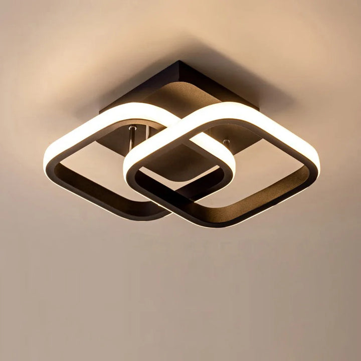 Moderne plafondlamp 85-265V metalen plafondlamp driekleurig licht plafondlamp voor woonkamer gang balkon woondecoratie