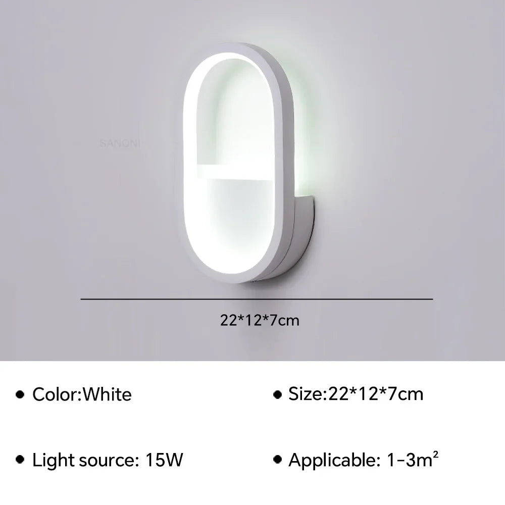 Moderne LED Wandlamp Nachtkastje Sconces - Interieur Verlichting Fixture voor Woonkamer, Slaapkamer, Hotel