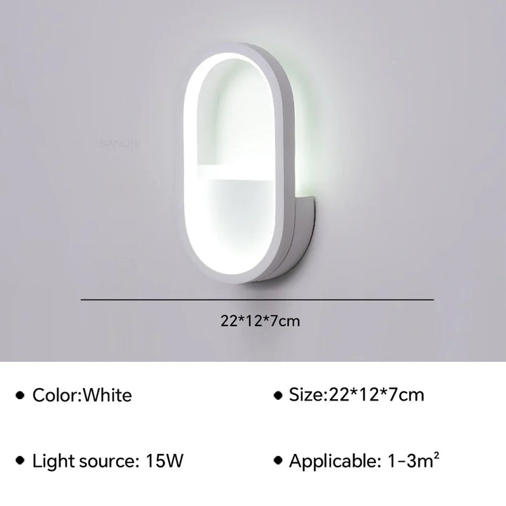 Moderne LED Wandlamp Nachtkastje Sconces - Interieur Verlichting Fixture voor Woonkamer, Slaapkamer, Hotel