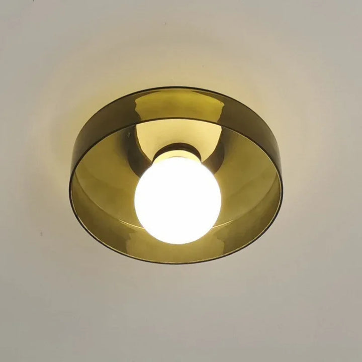 Moderne dubbele glazen plafondlamp – G9-lamp wandlamp voor woonkamer, slaapkamer, hal en balkon
