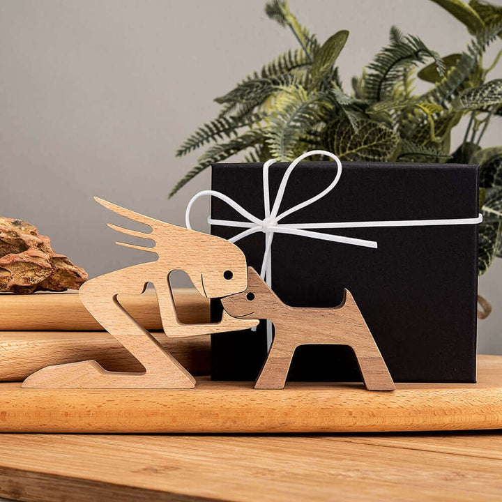 Deense houten dierenornamenten