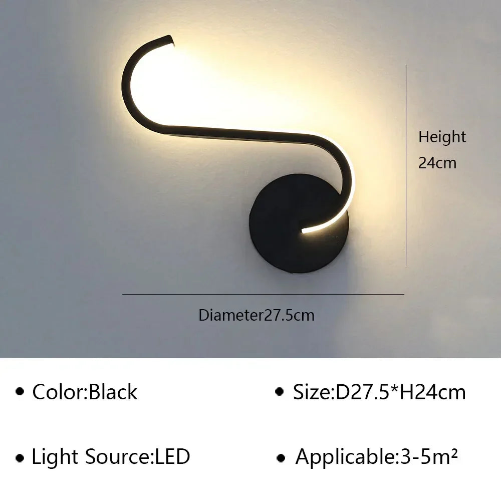 Moderne LED Wandlamp Nachtkastje Sconces - Interieur Verlichting Fixture voor Woonkamer, Slaapkamer, Hotel