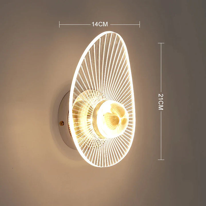 Moderne LED Wandlamp – Aanpasbare 3-Kleur Lichtbron voor Slaapkamer, Woonkamer, Balkon en Interieurdecoratie