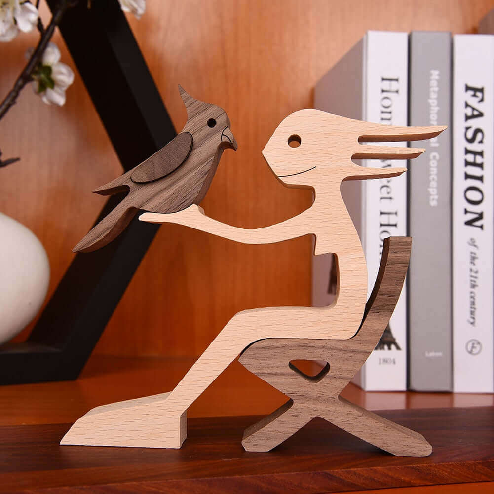 Deense houten dierenornamenten