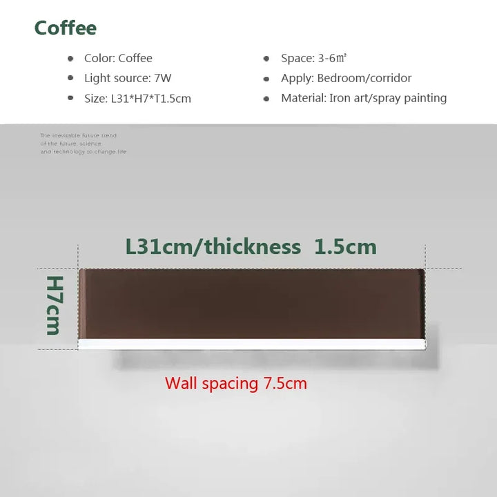 Moderne LED Wandlamp – Draaibare Aluminium Wandlamp voor Woonkamer, Slaapkamer, Eetkamer en Woondecoratie – Binnen Wandlamp Op en Neer