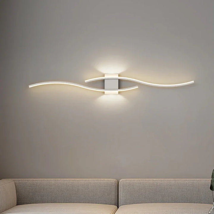 Moderne LED Wandlamp - Zwarte, witte en gouden wandlamp voor woonkamer, slaapkamer, nachtkastje en decoratieve verlichting