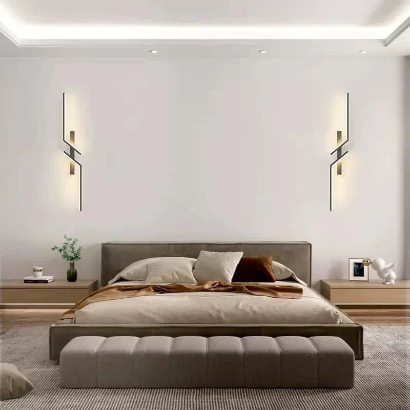 Moderne LED-Wandlamp - Minimalistisch ontwerp, op- en aflicht voor slaapkamer, woonkamer, TV-sofa en lobby - Dimbare wandmontageverlichting