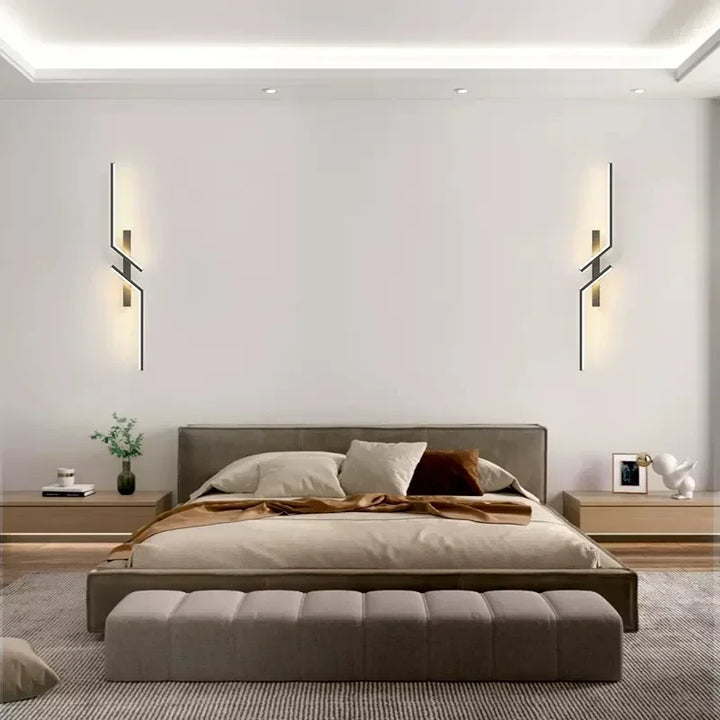Moderne LED-Wandlamp - Minimalistisch ontwerp, op- en aflicht voor slaapkamer, woonkamer, TV-sofa en lobby - Dimbare wandmontageverlichting