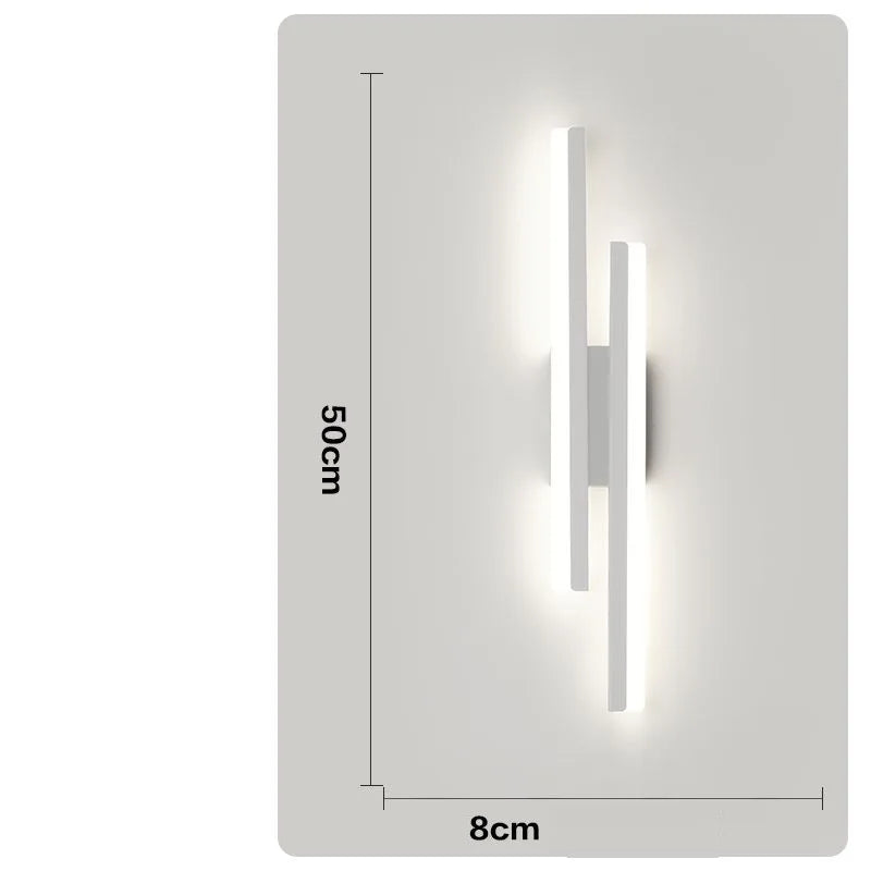 Moderne LED Wandlamp Strip Licht: Eenvoudige en stijlvolle verlichting