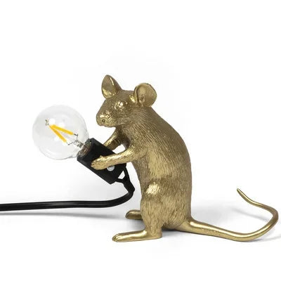 Moderne USB-Muislamp LED-nachtlamp – Creatieve diervorm nachttafellamp voor woondecoratie, slaapkamer en desktopverlichting