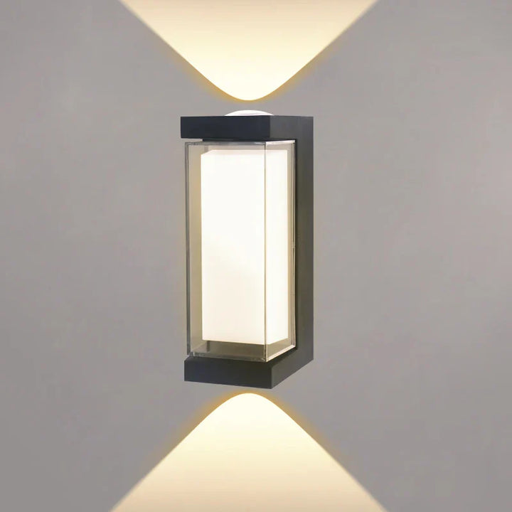 Moderne LED buitenwandlamp – Waterdichte wandlamp voor veranda en balkon voor tuin thuis, IP55 beoordeeld