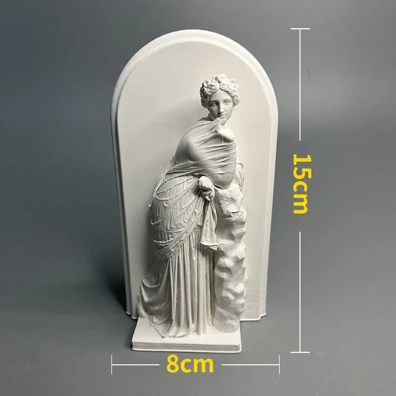 Nordic INS Stijl Karakter Gips Beeld DIY Geschilderde Schets Fotografie Props Tafel Decoraties Thuis Kunst Gips Decoratie