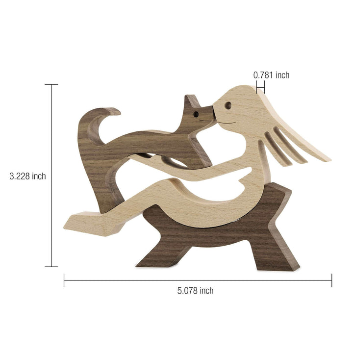 Deense houten dierenornamenten