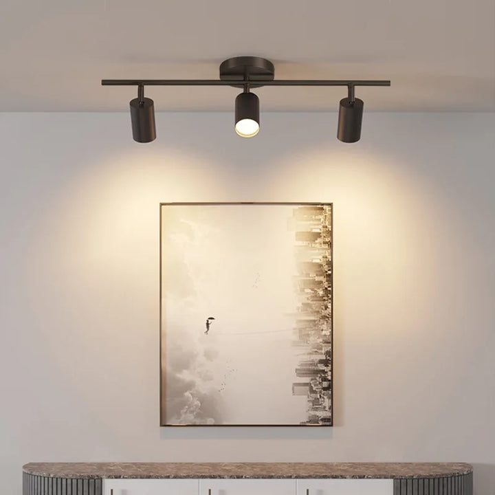 Moderne Gouden Spotlight Plafondlamp – Nordic Minimalistische E27 LED Licht voor Woonkamer, Slaapkamer en Keuken