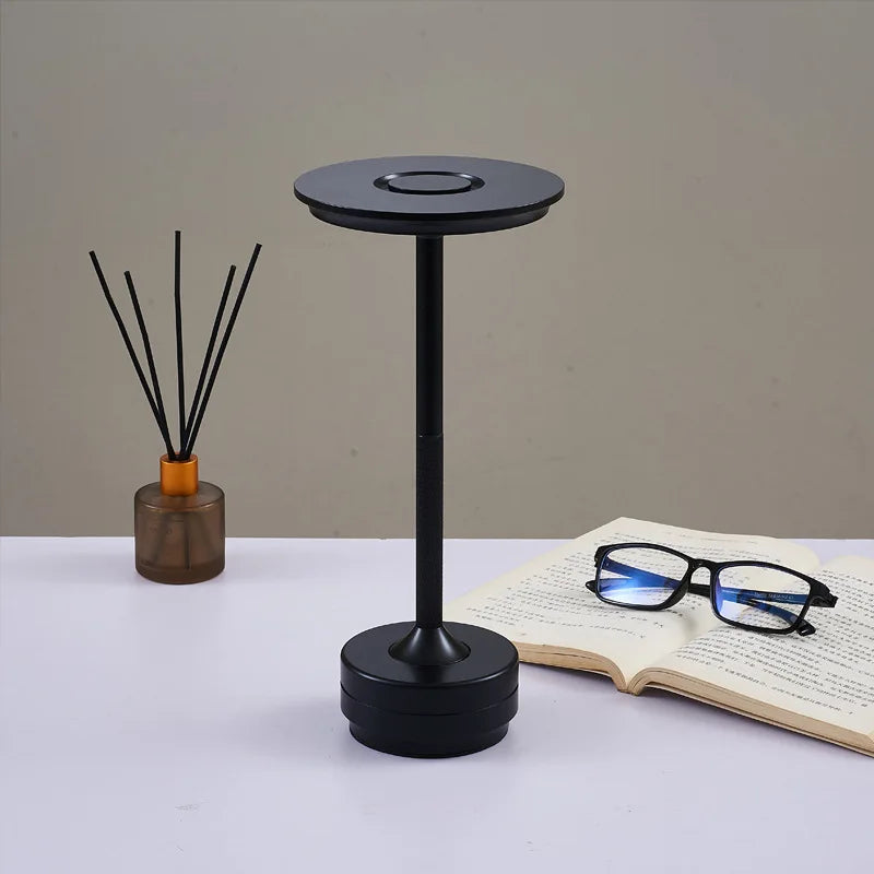 Klassieke Touch-Sensor-LED-Tafellamp | Oplaadbare draadloze bureaulamp met 3 instelbare kleurtemperaturen