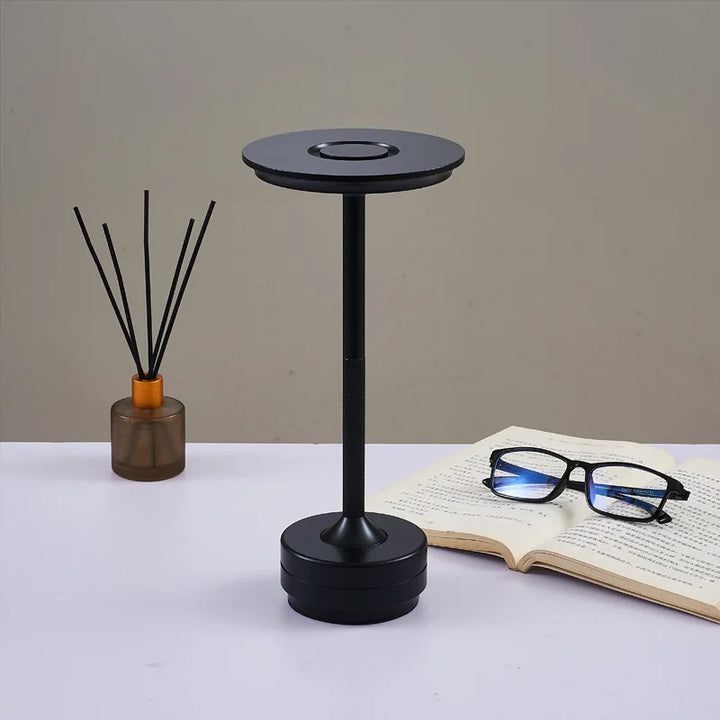 Klassieke Touch-Sensor-LED-Tafellamp | Oplaadbare draadloze bureaulamp met 3 instelbare kleurtemperaturen