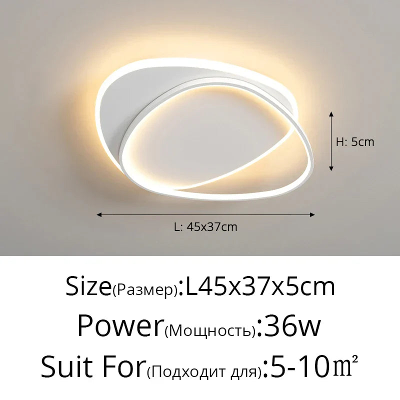 Moderne LED-Chandelier – Dimbare Binnenverlichting voor Slaapkamer, Woonkamer, Werkruimte en Woondecoratie, 110V/220V