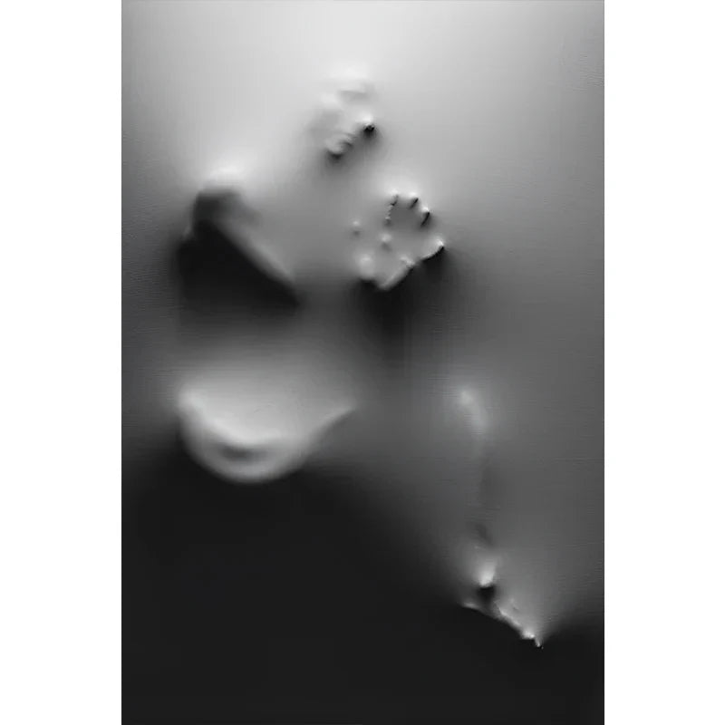Moderne Kunst Abstracte Geestfiguren Op De Muur Canvasprints Zwart Witte Muurkunst Posters Foto's Voor Woonkamer Slaapkamer Kunst Decor