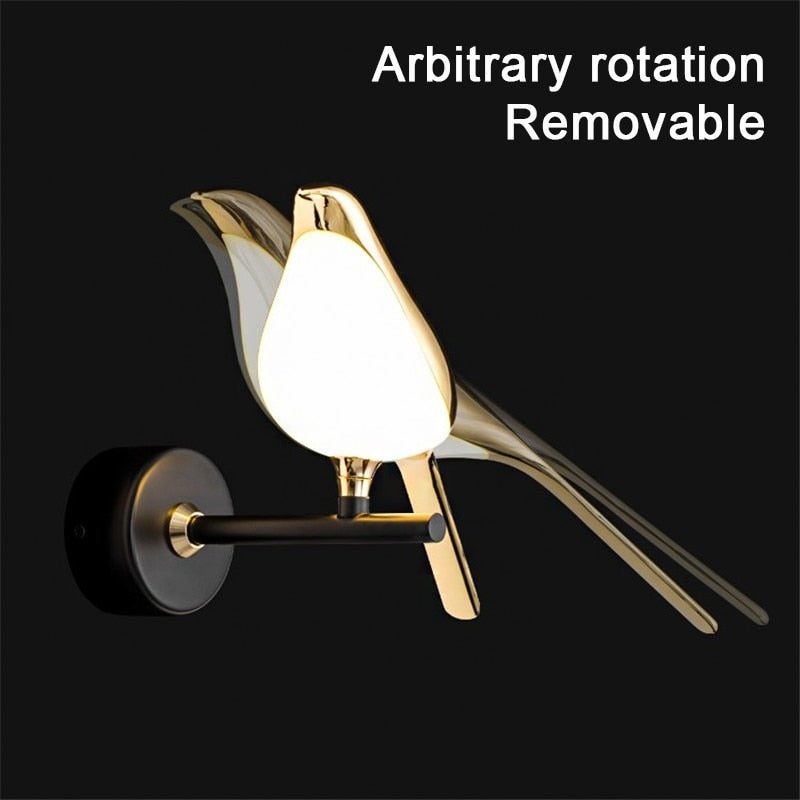 Moderne Nordic Wand Vogel Lamp