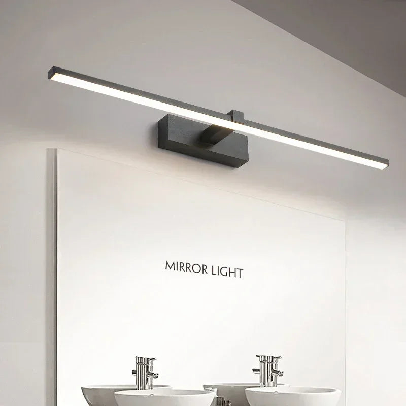 Moderne LED Wandschijnwerper - Driekleurige Badkamerspiegelverlichting met Aluminium Oppervlak voor Spiegel, Badkamer en Woondecoratie