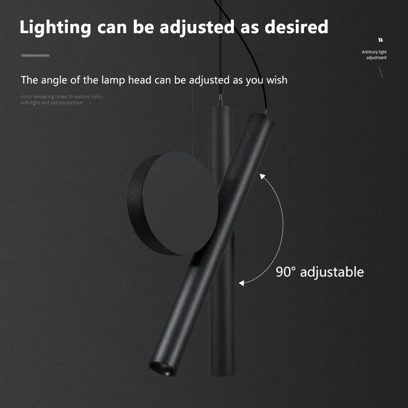 Moderne LED hanglamp - Verstelbare kabel voor slaapkamer, woonkamer en kantoor