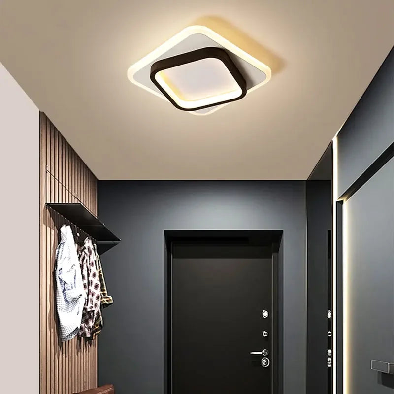 Moderne LED ceiling light - Square ceiling lamp for living room, staircase, hallway and more