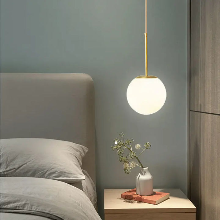 Moderne Glasballen Hanglamp – Decoratieve nordic lamp voor eetkamer, slaapkamer en bar