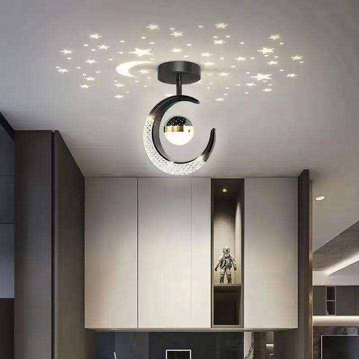 Woondecoratie gang plafondlamp - sterachtige sfeer LED hanglamp