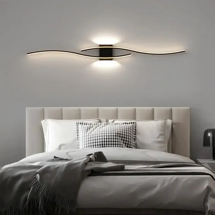 Moderne LED Wandlamp - Zwarte, witte en gouden wandlamp voor woonkamer, slaapkamer, nachtkastje en decoratieve verlichting