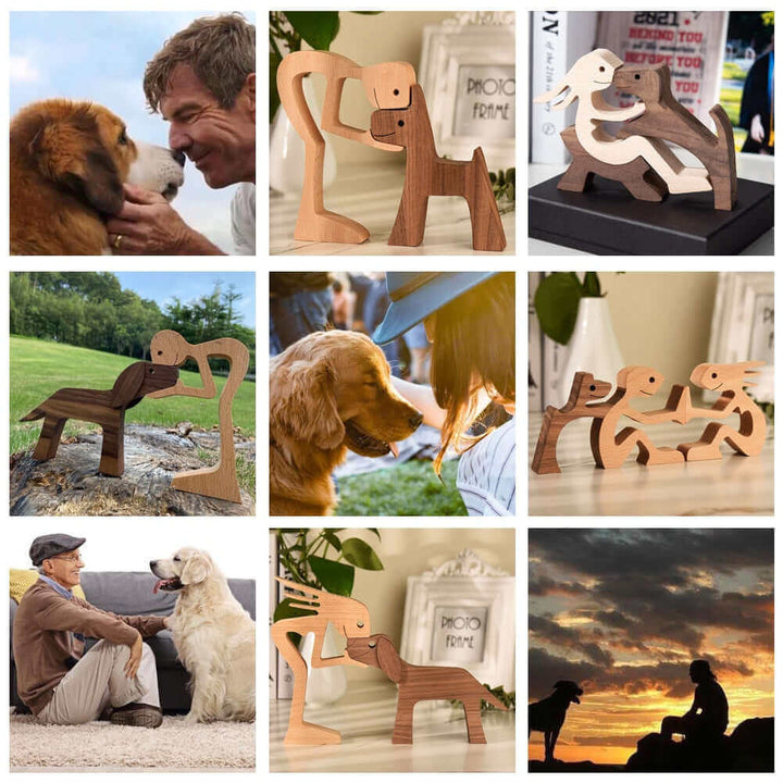 Deense houten dierenornamenten