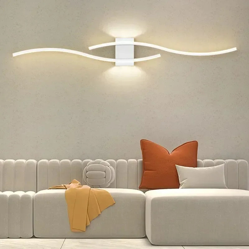 Moderne minimalistische LED strip wandlamp - dimbare wandverlichting voor woonkamer, slaapkamer, restaurant en badkamer