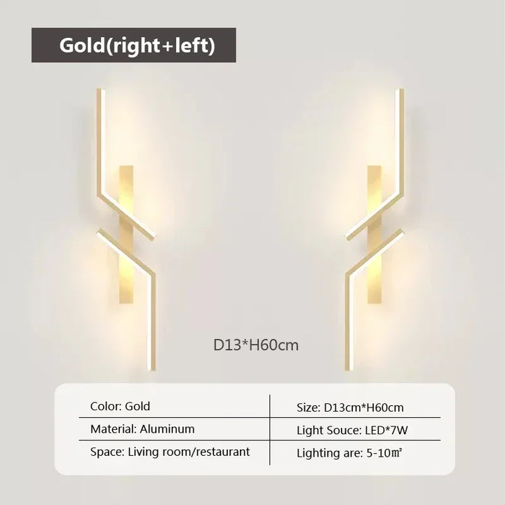 Moderne LED-Wandlamp - Minimalistisch ontwerp, op- en aflicht voor slaapkamer, woonkamer, TV-sofa en lobby - Dimbare wandmontageverlichting