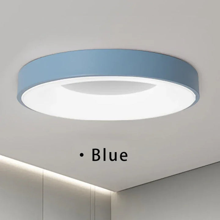 Moderne Macaron LED Plafondlamp - Verstelbaar rond ontwerp met afstandsbediening dimmen voor slaapkamer, woonkamer en gang