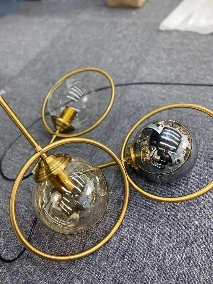 Moderne glas hanglampen voor slaapkamer nachttafel badkamer hanglamp plafondlampen hotel restaurant decoratie ring