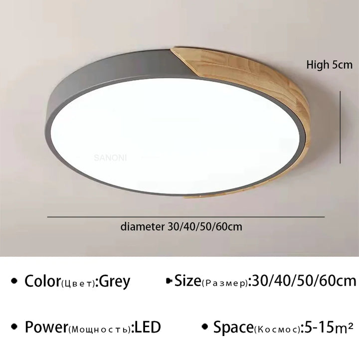 Moderne LED plafondlamp Macaron kroonluchter