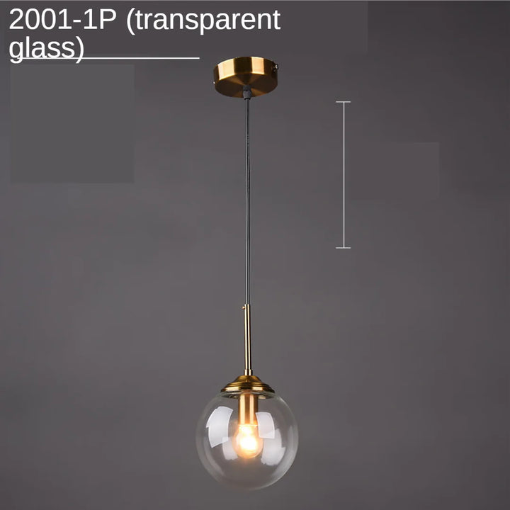 Moderne glas hanglampen voor slaapkamer nachttafel badkamer hanglamp plafondlampen hotel restaurant decoratie ring