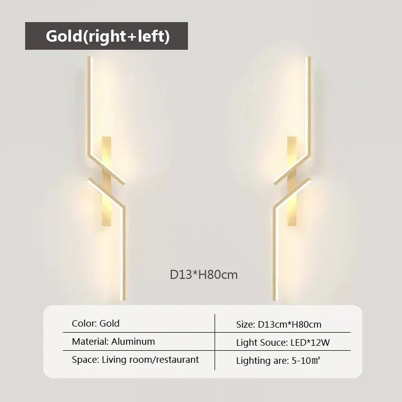 Moderne LED-Wandlamp - Minimalistisch ontwerp, op- en aflicht voor slaapkamer, woonkamer, TV-sofa en lobby - Dimbare wandmontageverlichting