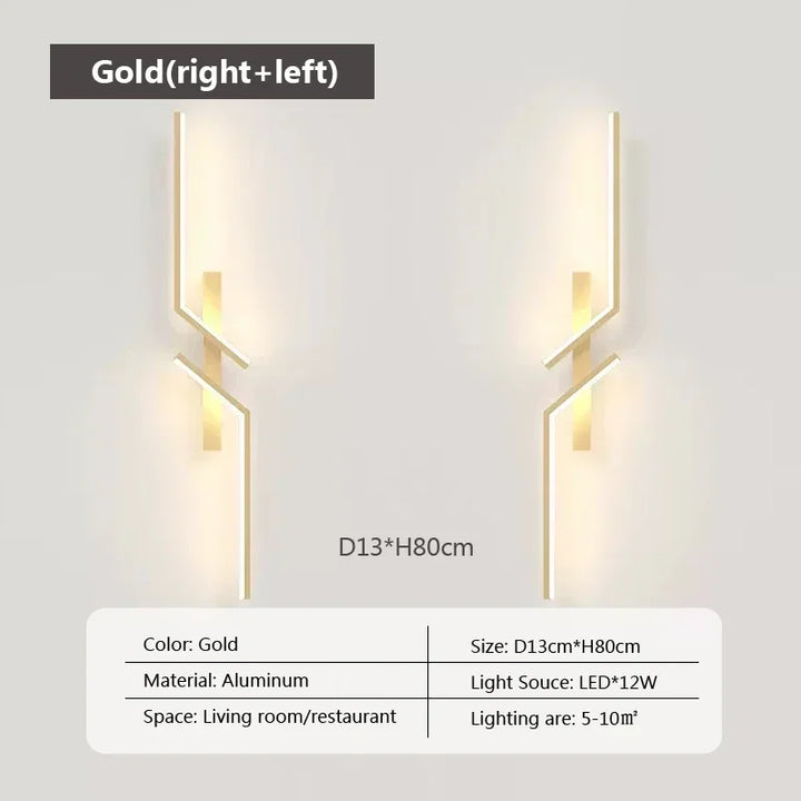 Moderne LED-Wandlamp - Minimalistisch ontwerp, op- en aflicht voor slaapkamer, woonkamer, TV-sofa en lobby - Dimbare wandmontageverlichting
