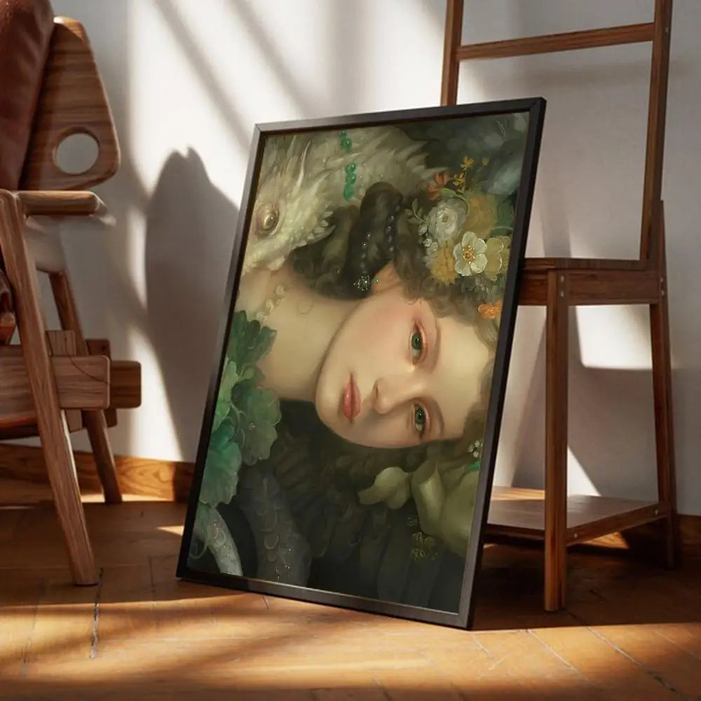 Vintage Portret Klassieke Schilderkunst Canvas Prints Beroemde Schilderijen Wanddecoratie Posters Foto's voor Woonkamer Eetkamer Slaapkamer Kunst Decor