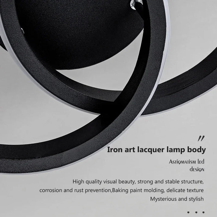 Moderne LED plafondlamp - Dimbare binnenverlichting voor hal, trap, foyer, balkon en slaapkamer